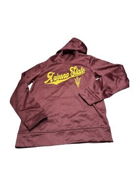 Arizona State Sun Devils Maroon Youth L Hoodie Script Team Athletics